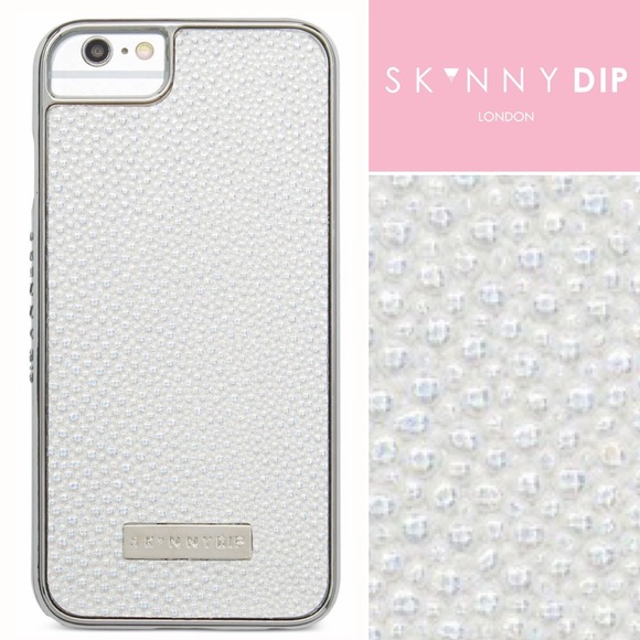 3/$20 🎁 FREE GIFT Skinnydip White Shimmer iPhone - Picture 1 of 8